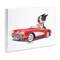 Stupell Industries Dog Driving Vintage Convertible Wall Plaque Art